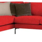 Γωνιακός καναπές Senso-Δεξιά-250φ 180β εκ.-Κόκκινο