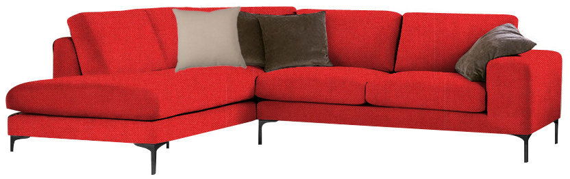 image_38456_senso-kokkino-4623_1_1 Γωνιακός καναπές Senso-Δεξιά-250φ 180β εκ.-Κόκκινο - Image 1