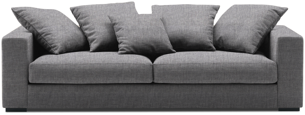 image_38904_pilo4614_3 Καναπές Pilo Τριθέσιος-205φ 90β εκ.-Γκρι Anoixto - Image 1