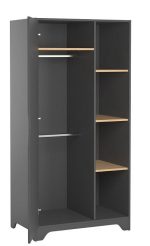 Ντουλάπα μονόφυλλη Leaf-Fusiko - Anthraki - Image 2