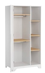 Ντουλάπα μονόφυλλη Leaf-Fusiko-Leuko