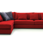 Γωνιακός καναπές Air-Δεξιά-290φ 230β-Κόκκινο