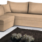 Γωνιακός καναπές Kleio-215φ 160β-Sand