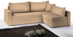 Γωνιακός καναπές Kleio-215φ 160β-Sand - Image 2
