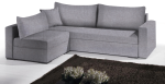 Γωνιακός καναπές Kleio-195φ 140β-Γκρι - Image 3