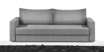 Καναπές Kleio Διθέσιος-130φ 80β εκ.-Γκρι Anoixto