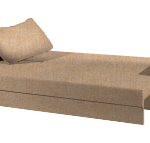 Καναπές Kleio Διθέσιος-150φ 80β εκ.-Sand