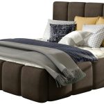 Κρεβάτι Edvi-180 x 200-Kafe-Με μηχανισμό ανύψωσης