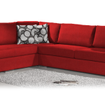 Γωνιακός καναπές Must-Δεξιά-295φ 230β εκ.-Κόκκινο