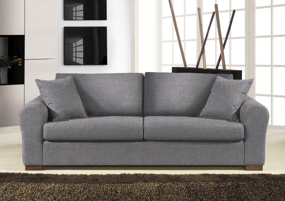 image_39869_orfaias4614_1_2 Καναπές Ορφέας Διθέσιος-145φ 90β εκ.-Γκρι Anoixto - Image 1