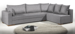 Γωνιακός καναπές Trendy-Αριστερή-265φ 165β εκ.-Γκρι Anoixto - Image 2