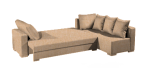 Γωνιακός καναπές Trendy-Αριστερή-265φ 165β εκ.-Sand - Image 2