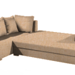 Γωνιακός καναπές Trendy-Δεξιά-285φ 185β εκ.-Sand