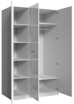 Ντουλάπα Raj 1 τρίφυλλη-Leuko - Image 2