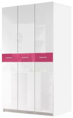 Ντουλάπα Raj 1 τρίφυλλη-Roz - Image 4