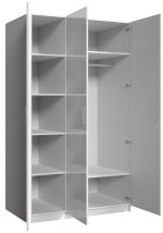 Ντουλάπα Raj 3 τρίφυλλη-Roz - Image 2