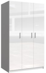 Ντουλάπα Raj 3 τρίφυλλη-Leuko