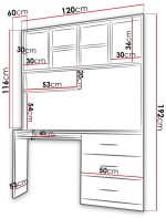 Γραφείο Raj 3-Gkri - Image 2