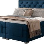 Επενδυμένο κρεβάτι Clover με στρώμα και ανώστρωμα-Mple-140 x 200