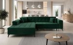Γωνιακός καναπές Gessola-Αριστερή-Prasino - Image 2