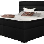 Επενδυμένο κρεβάτι Victoria με στρώμα και ανώστρωμα-160 x 200-Mauro