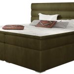 Επενδυμένο κρεβάτι Victoria με στρώμα και ανώστρωμα-160 x 200-Ladi