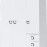 Γκαρνταρόμπα τρίφυλλη Riddle 3D3S-Λευκό