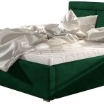 Επενδυμένο κρεβάτι Belluga-Prasino-140 x 200-Χωρίς μηχανισμό ανύψωσης