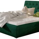 Επενδυμένο κρεβάτι Milan-Prasino-Με μηχανισμό ανύψωσης-180 x 200