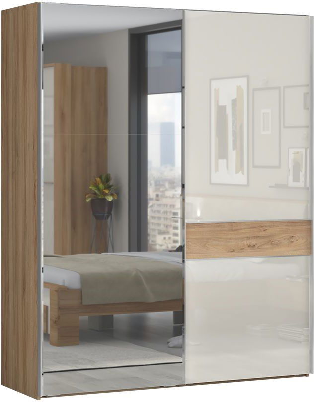 image_441616_lk Ντουλάπα συρόμενη Giallo 180 με καθρέπτη - Image 1