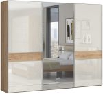 Ντουλάπα συρόμενη Giallo 280 με καθρέπτη