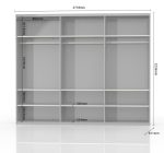 Ντουλάπα συρόμενη Giallo 280 - Image 2