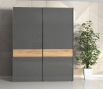 Ντουλάπα συρόμενη δίφυλλη Agate 180 - Image 4