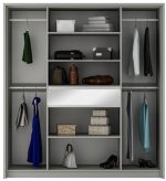 Ντουλάπα Split 200 δίφυλλη - Image 4