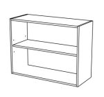 Ντουλάπι δίφυλλο κρεμαστό Remi-80φ 28β 60ψ εκ.