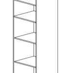 Στήλη κουζίνας Remi-60φ 56,6β 204ψ εκ.