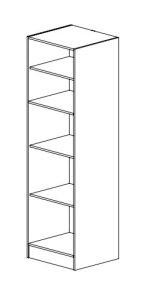 Στήλη κουζίνας Remi-60φ 56,6β 204ψ εκ.