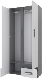 Ντουλάπα Apetito δίφυλλη - Image 2