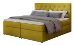 Επενδυμένο κρεβάτι Delande-160 x 200-Moustardi