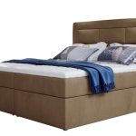 Επενδυμένο κρεβάτι Benson-Kafe Anoixto-160 x 200