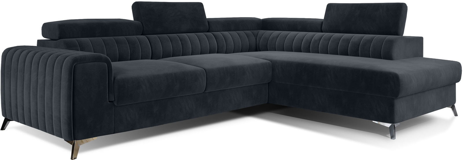 image_610733_lau_42_wb1_ Γωνιακός καναπές Renesy-Gkri Skouro-Δεξιά - Image 1