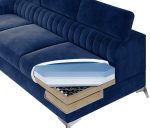 Γωνιακός καναπές Renesy-Petrol-Αριστερή - Image 4