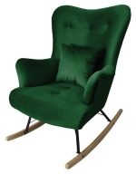 Κουνιστή πολυθρόνα Skandynavia II-Prasino