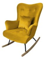 Κουνιστή πολυθρόνα Skandynavia II-Moustardi