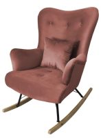 Κουνιστή πολυθρόνα Skandynavia II-Roz