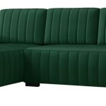 Γωνιακός καναπές Hugo-Prasino-Αριστερή