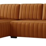 Γωνιακός καναπές Hugo-Portokali-Αριστερή