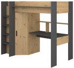 Πολυλειτουργικό κρεβάτι Dense-Fusiko-Mavro - Image 2