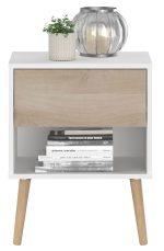 Κομοδίνο Randers-Φυσικό-Λευκό