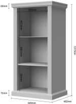 Βιτρίνα χαμηλή Tahoma 2D-Anthraki